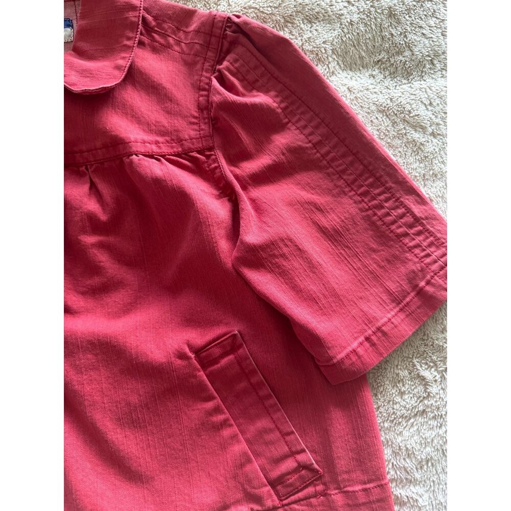 Vintage Twan Pink Swing Jacket Size 18/20 | Cottagecore Puff Sleeve Button Front - Picture 5 of 10